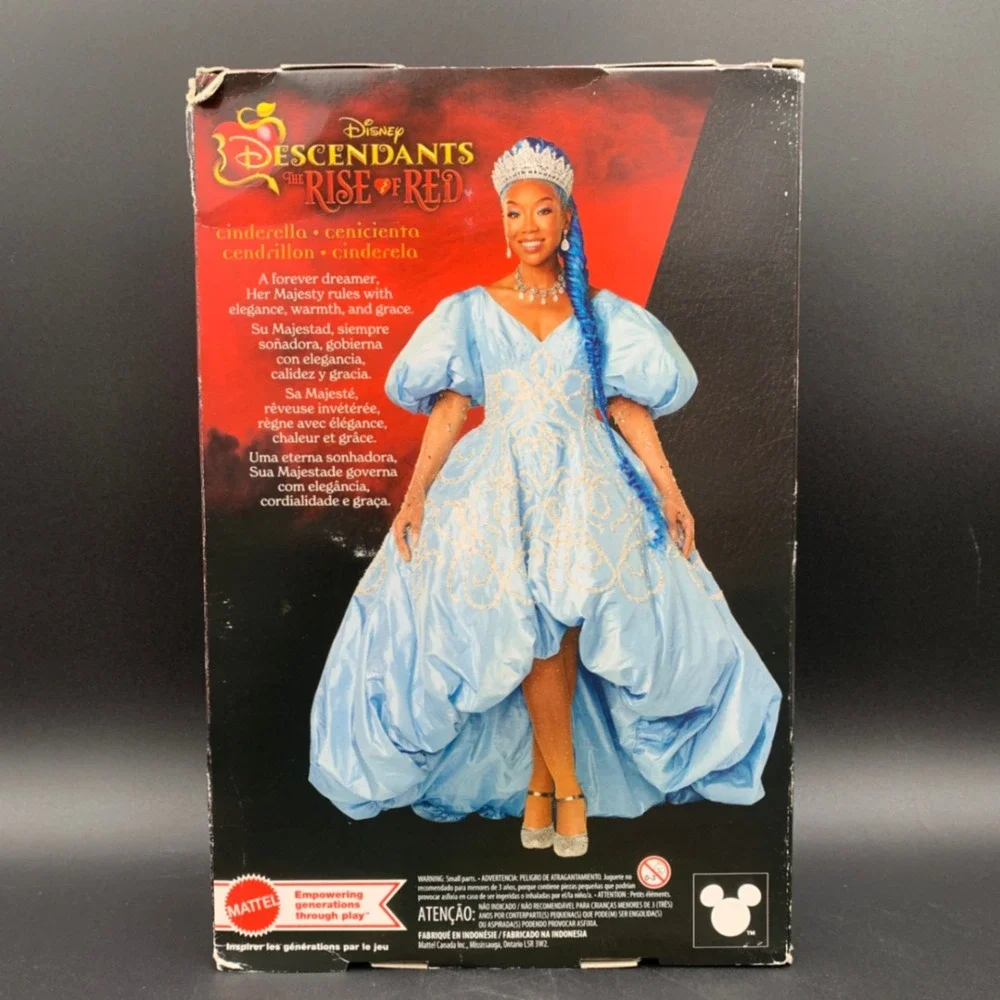 Disney Descendants The Rise of Red Cinderella Doll Mattel Brandy Blue Hair NIB
